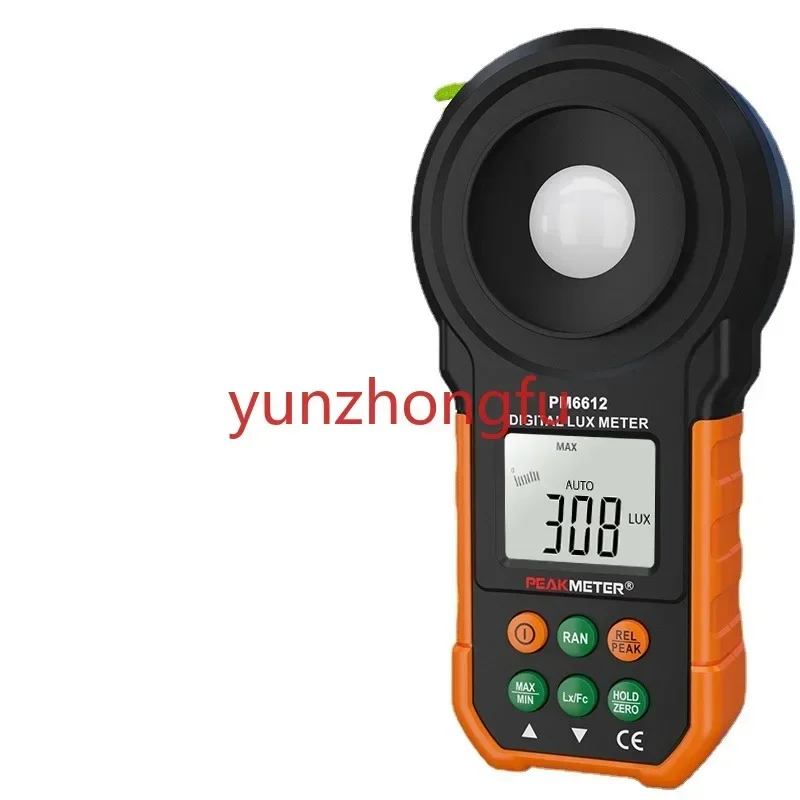 

Pm6612 Portable Illumination Photometer High Precision Digital Brightness Tester Optical Sensor Automatic Range