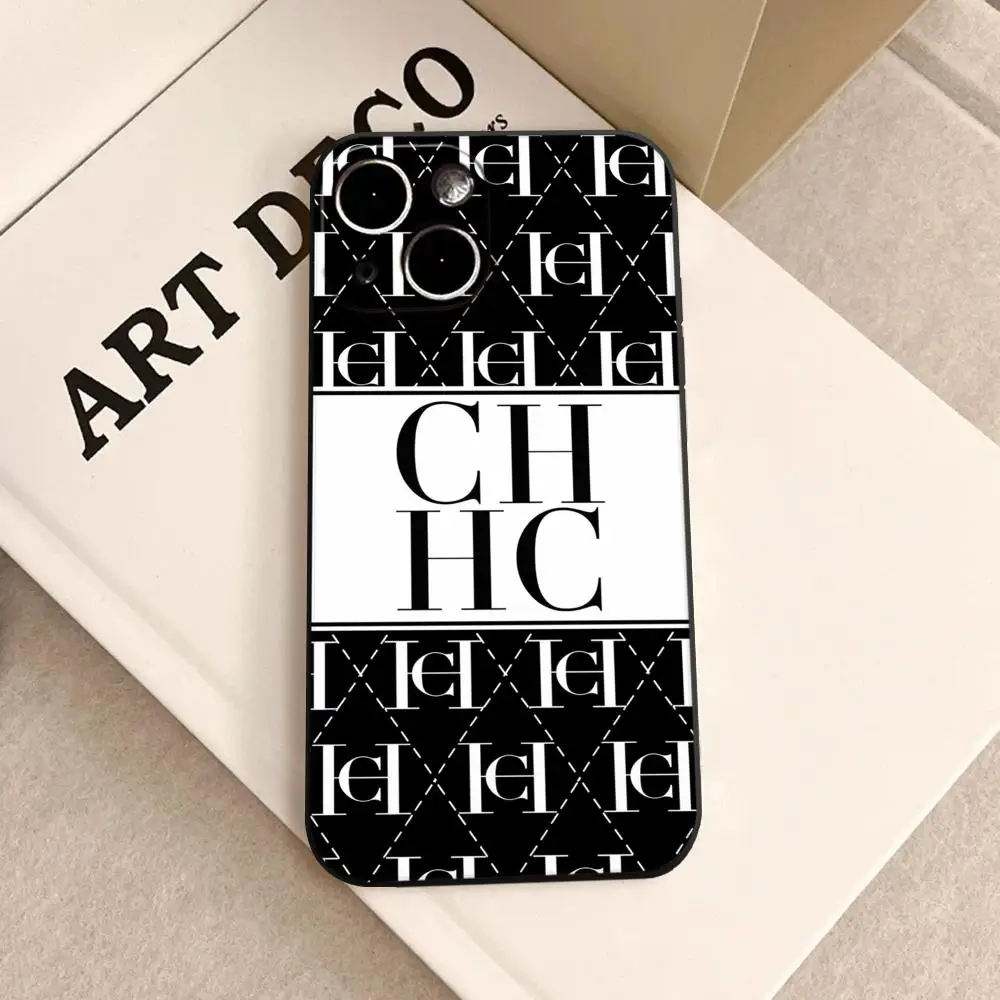 C-CarolinaS Fashion H-HerreraS Phone Case For IPhone 17 16 15 14 13 12 11 Pro Max Plus Mini Silicone view 3