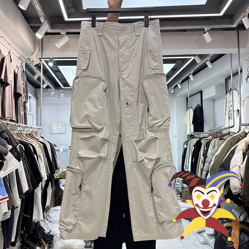 

Cactus Jack Multi Pocket Functional Pants Jogger Men Women Loose Clothing Cargo Overalls Trousers