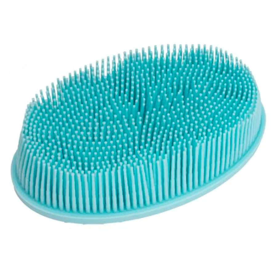 Exfoliating Silicone Body Scrubber Shower Bath Body Brush loofah Easy to Clean, Lathers Well, Eco Friendly, Long Lasting