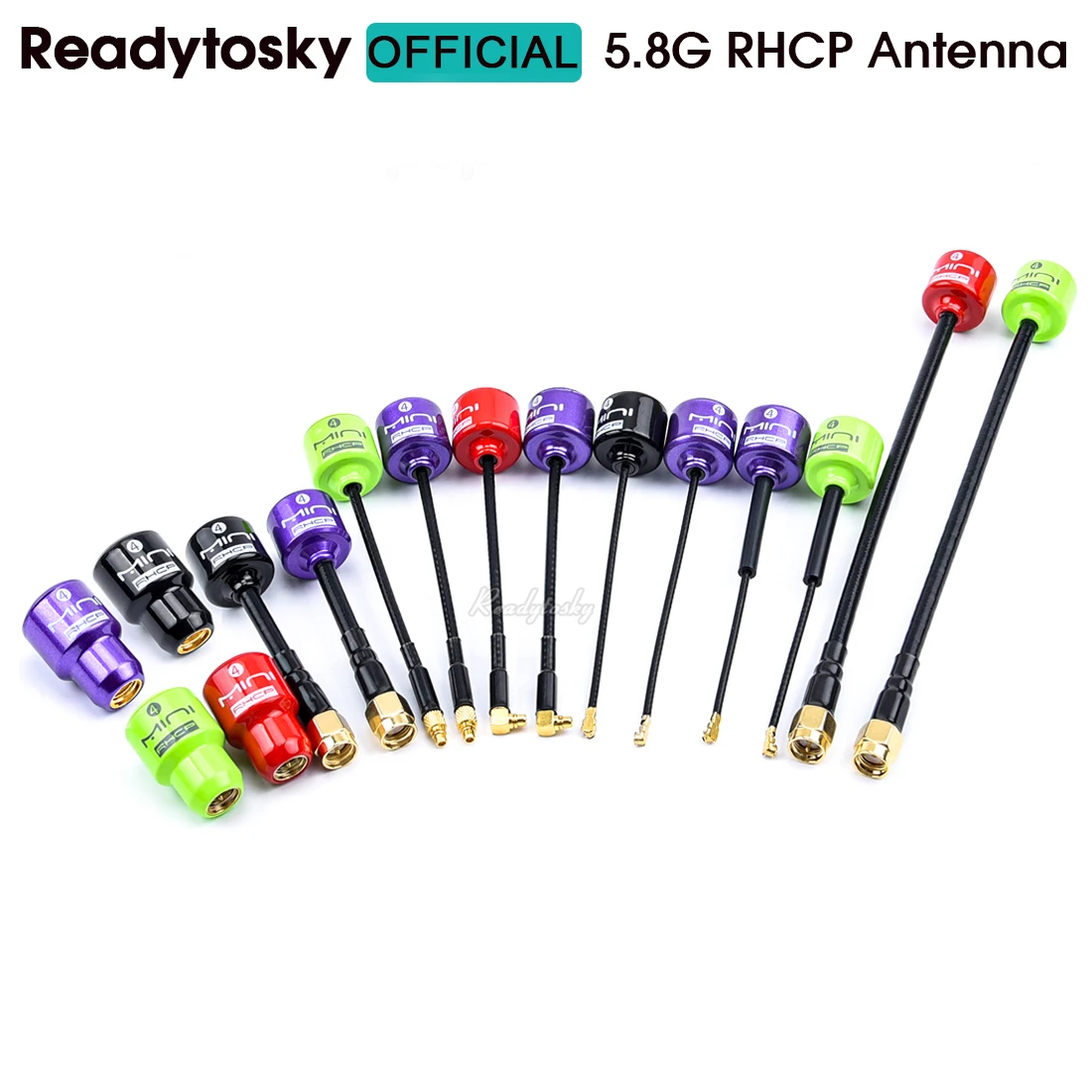 

5.8G BlackSheep / Lollipop 4 RHCP Antenna High Gain 2.8Dbi FPV Transmitter/Receiver SMA/RP-SMA/MMCX/UFL for RC FPV Racing