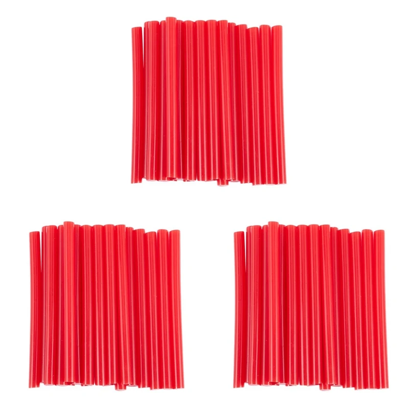 

60Pcs Red Hot Melt Glue Gun Adhesive Sticks 7X100mm For Craft Model