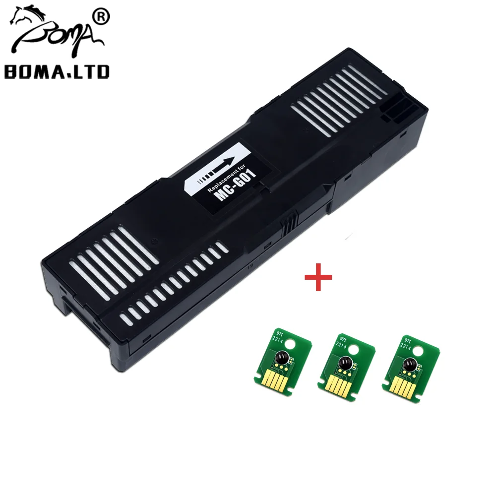 MC-G01 Maintenance Tank and Chip for CANON GX6010 GX6020 GX6030 GX6040 GX6050 GX7010 GX7020 GX7030 GX7040 GX7050 GX7070 GX7055