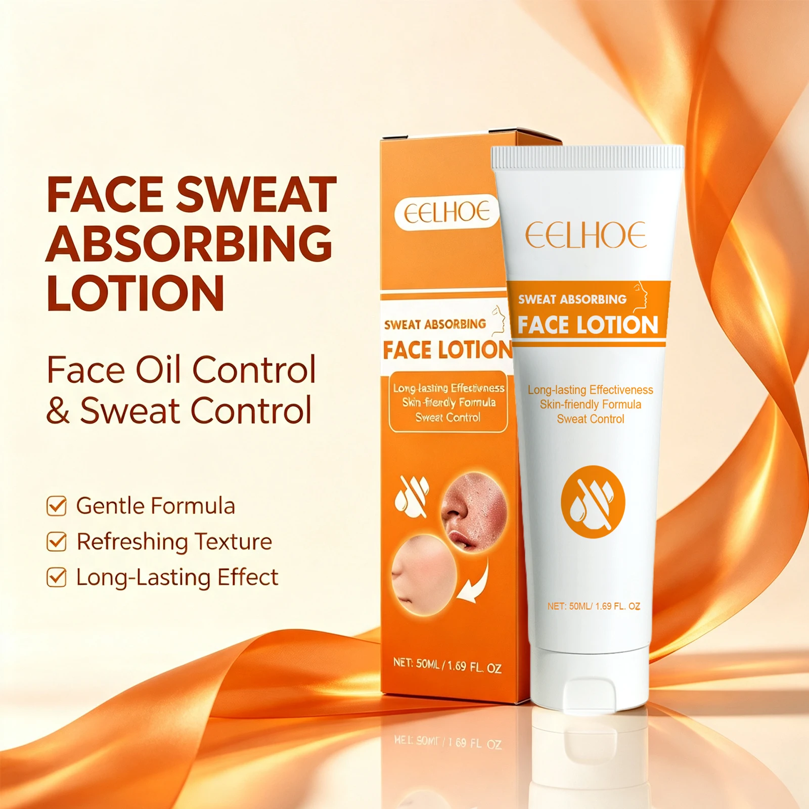 Skincare Oily Skin - Освежающий лосьон для лица, поглощающий пот,