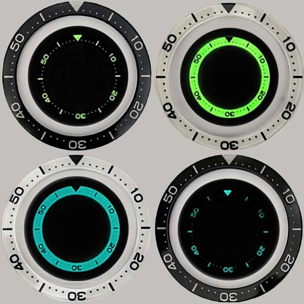 

40.3 Watch Bezel C3/BGW9 Luminous Insert Ring Inner Diameter 32.8mm Thickness 1.15mm Diving Watch Accessories