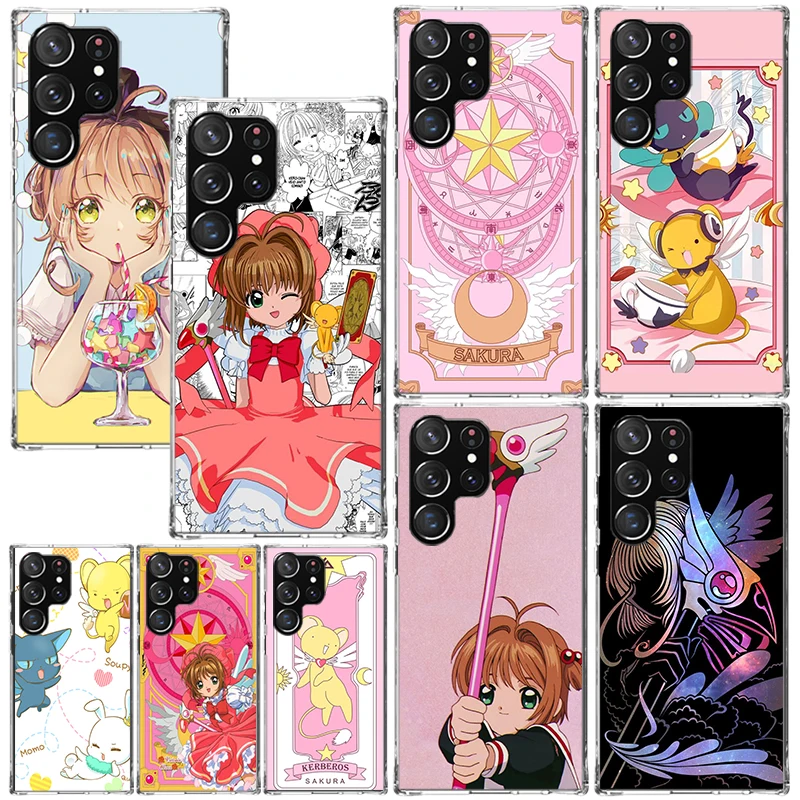 CardCaptor Sakura Anime Phone Case For Samsung Galaxy Note 20 Ultra 10 Plus 9 8 M11 M12 M21 M30S M32 M51 M52 J4 J6 + J8 Art Fund