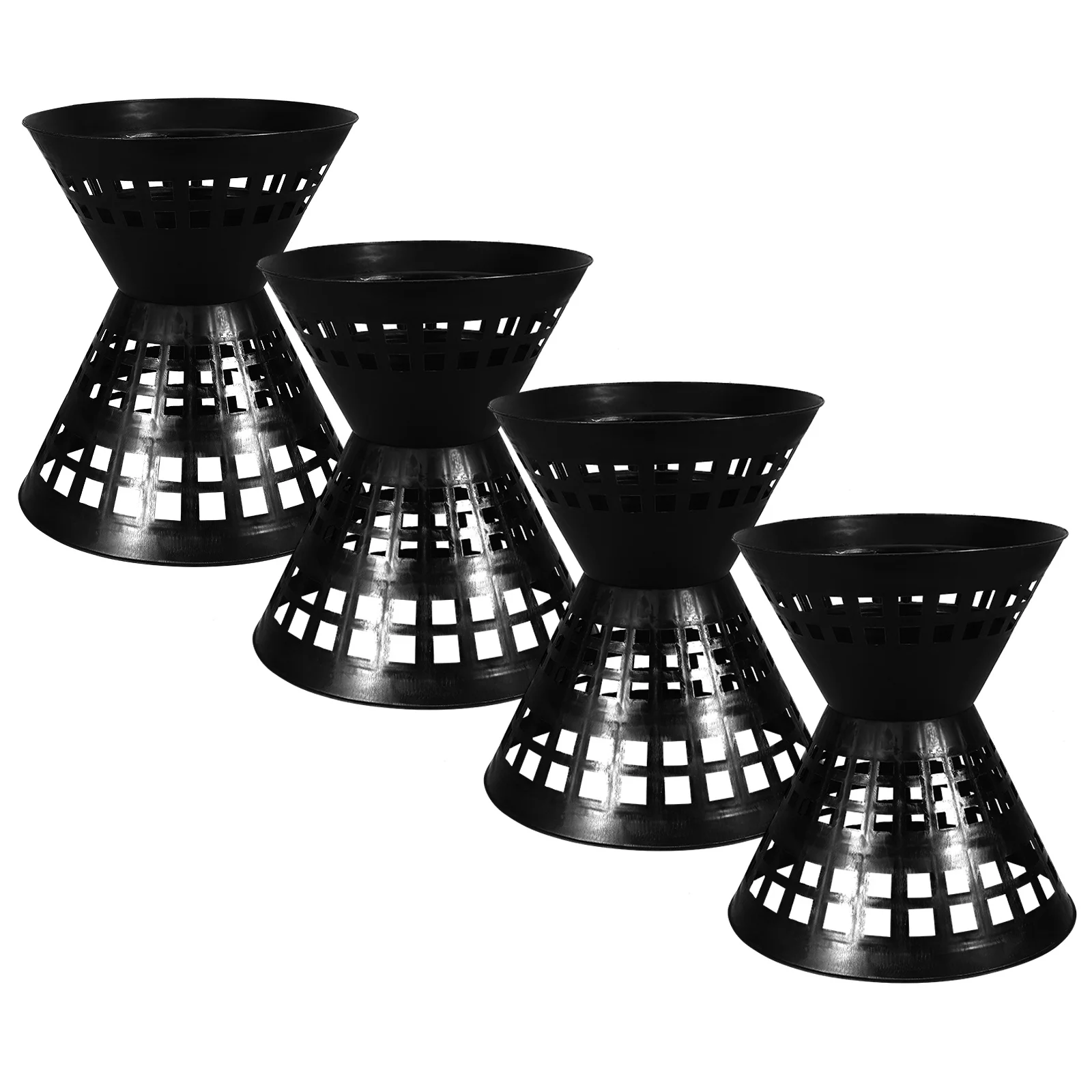 Base de arreglo de flores, soporte de fijación de flores estable de diseño hueco para fiesta de boda, suministros florales Diy, 4 Uds.