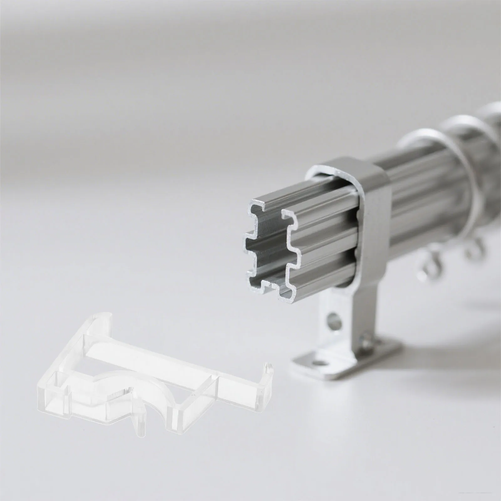 

40pcs Blind Valance Holder Clips Clear Plastic 2 Inch Retainer For Shades Replacement Side Clamps Window Blind Clips Home Decor