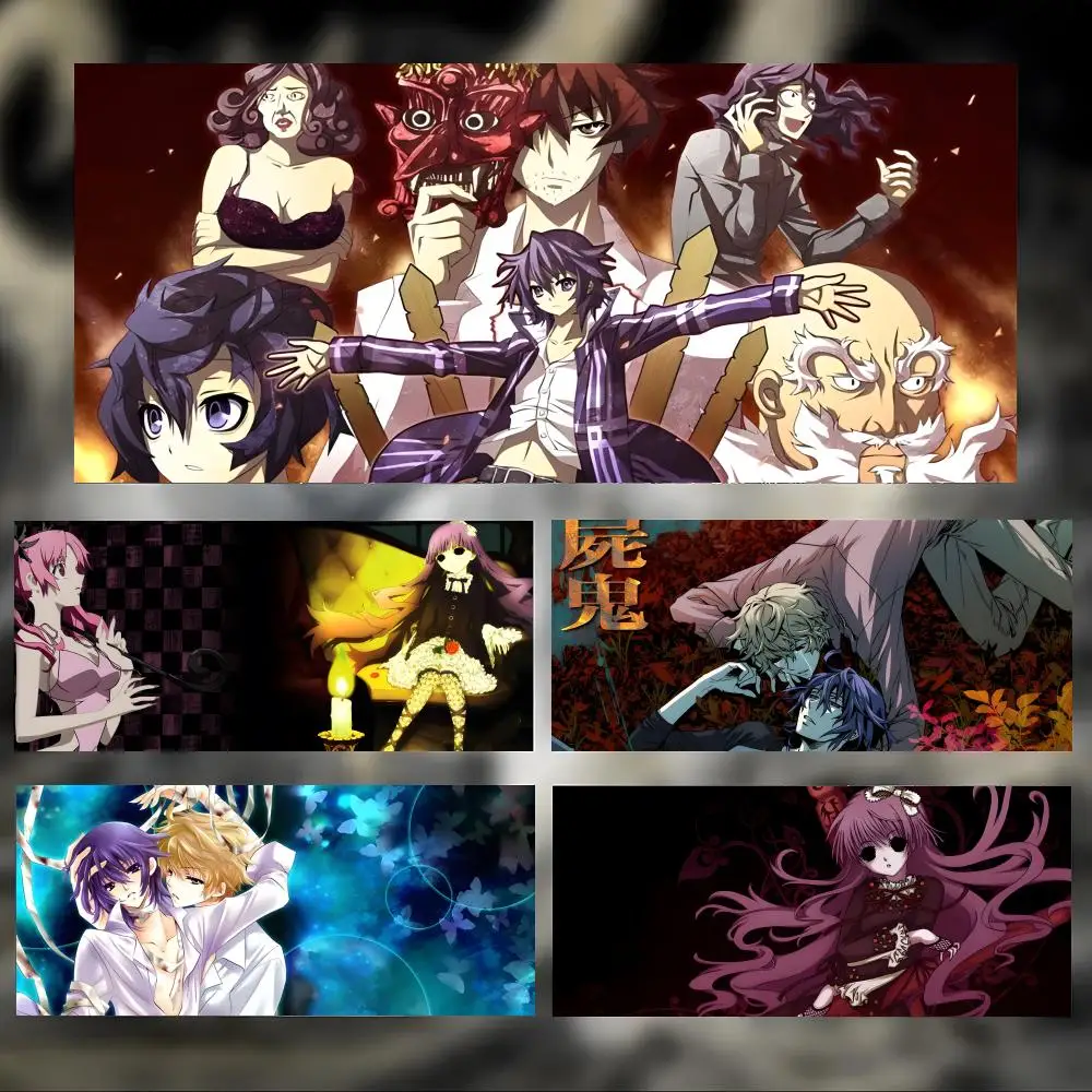 Dark Horror Anime S-Shiki Mouse Pad Large Thick Desk Pad Stitched Edges Gaming Mouse Mat for PC