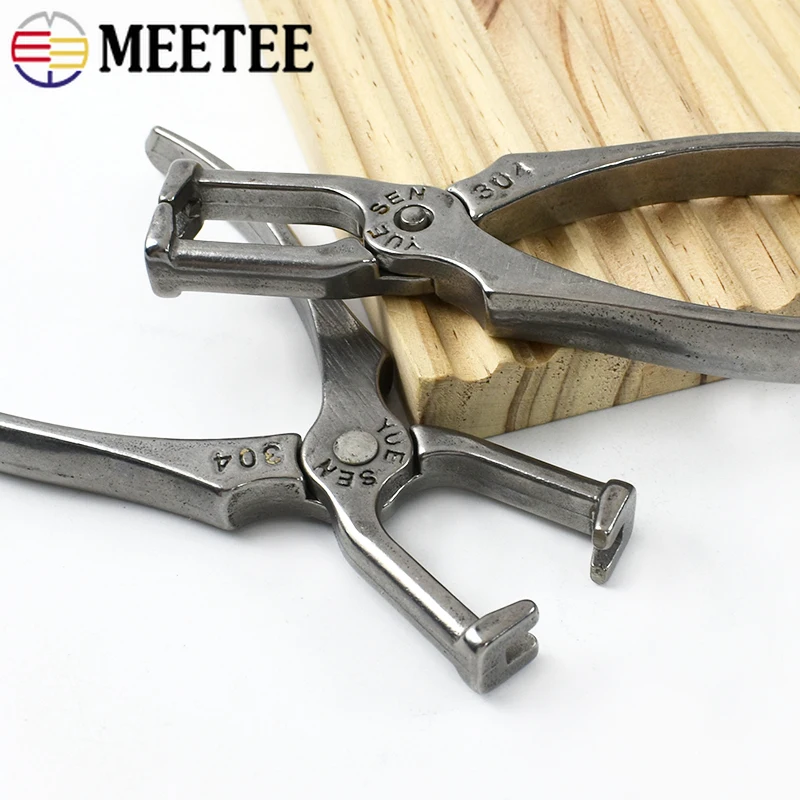 

1Pc 304 Stainless Steel Metal Zipper Pliers Zippers Install Stop Bag Garment Zips Repair Tool Kits DIY Sewing Accessories