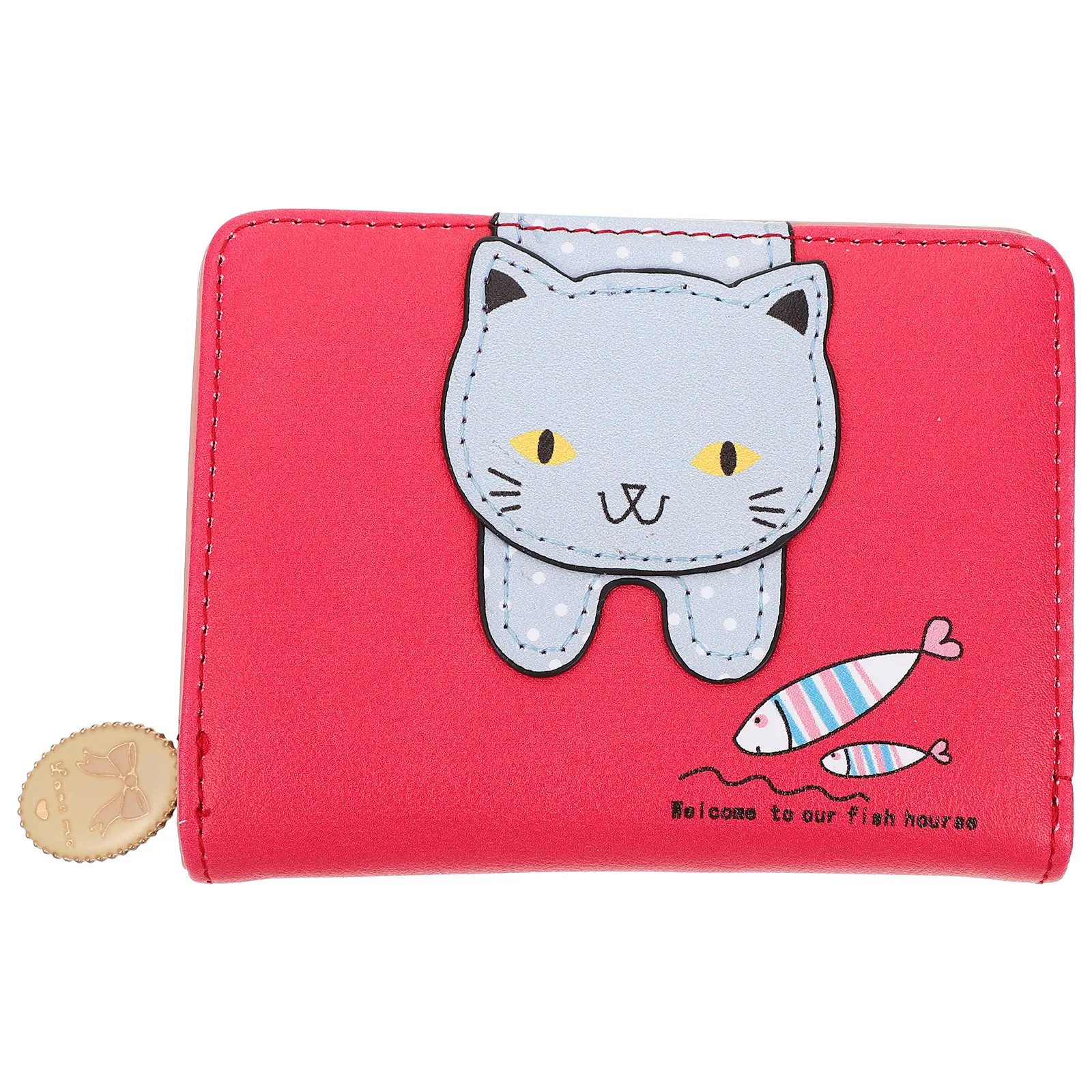 

Card Holder Portable Change Purse Wallet Outdoor for Women Cute Small Kids