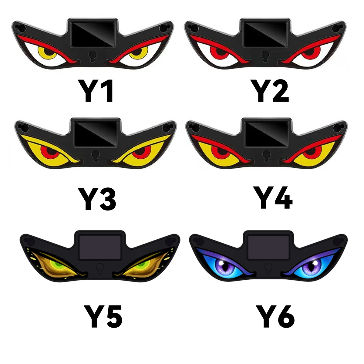 Cool DEMON EYE Ambient Light Solar Powered Breathing Neon Light Car Decoration Rear Windshield Atmosphere Lights Car Accessories image 6