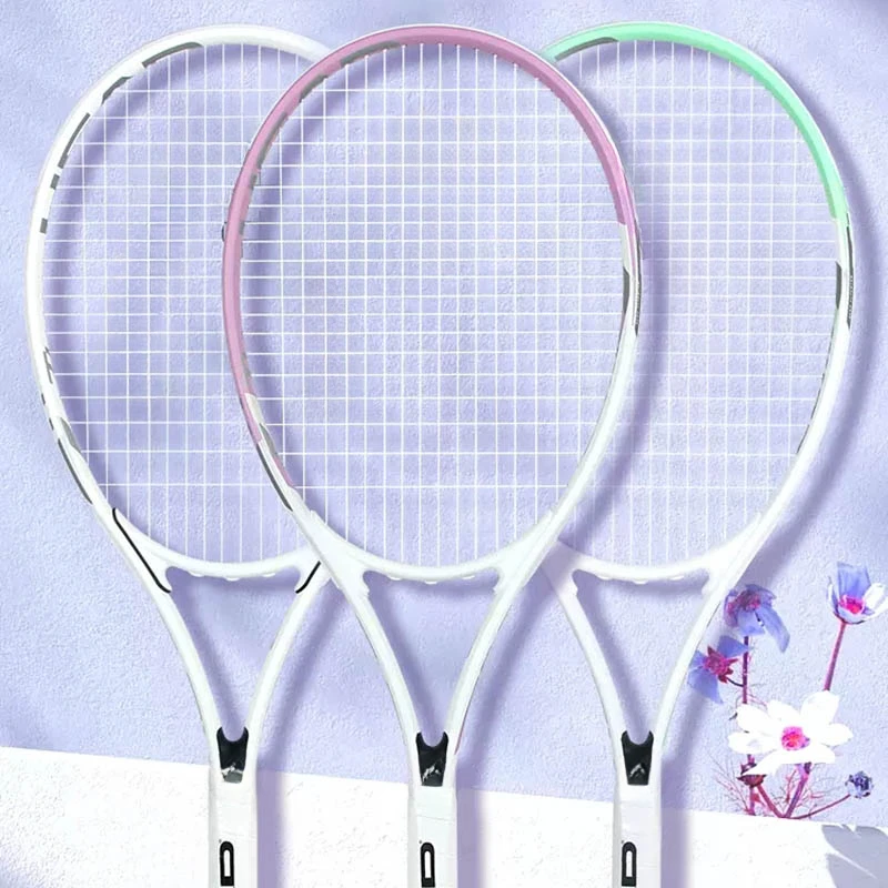 Tennis Racket Authentic Girls Beginner Tennis Racket Novice College Student Single Trainer Tenis Racquet