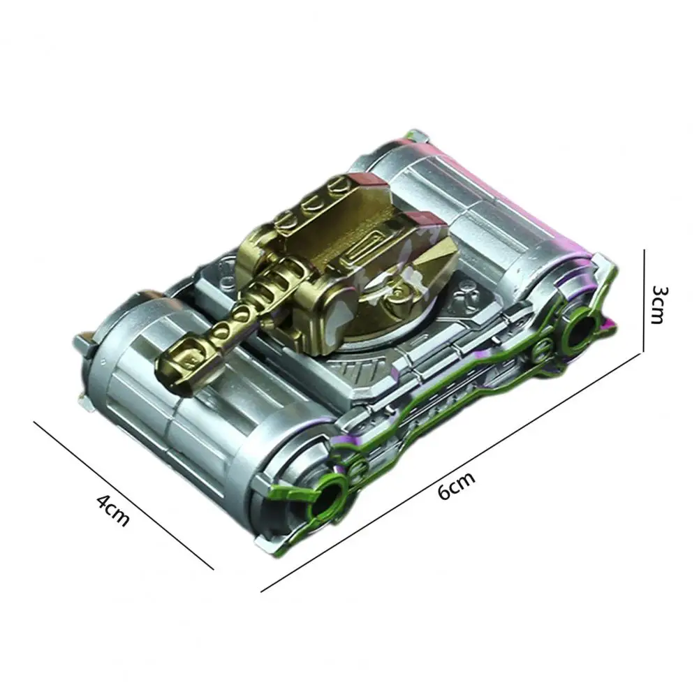휴대용 금속 탱크 피젯 스피너, 스트레스 해소, 불안, 변형 가능한 장난감, 어린이, 청소년, 성인용 감각 장난감