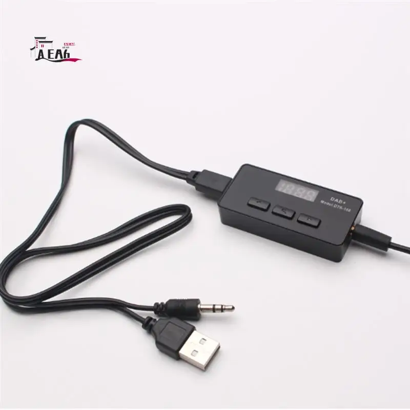 AEA6-DAB+ Europe Digital Radio GPS Stereo Receiver Support AUX Output FM Transmit Universal DAB Antenna For Toyota VW Car