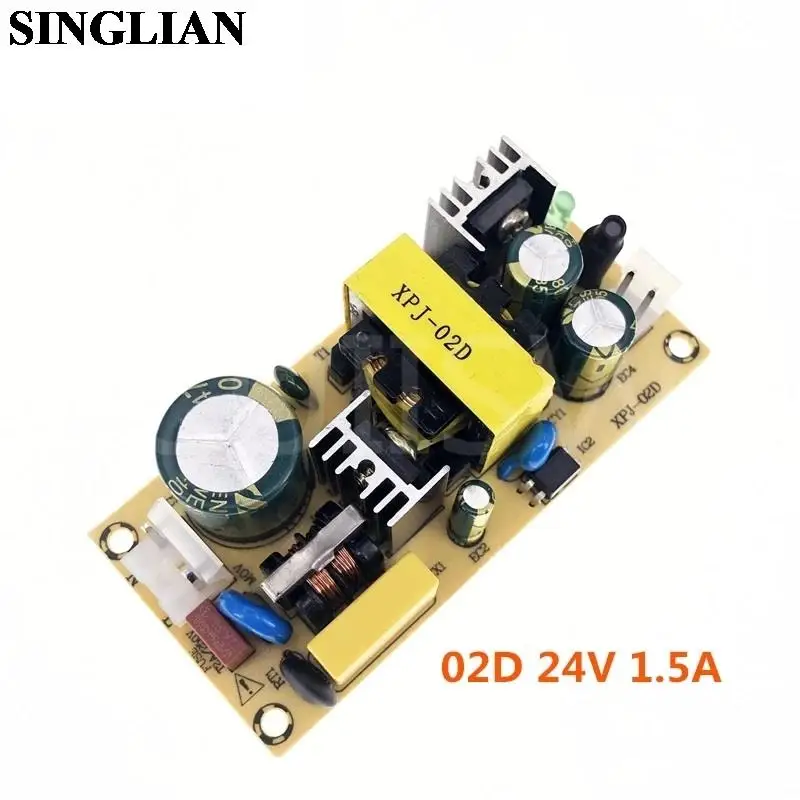 AC-DC 12V3A 24V1.5A 36W Switching Power Supply Module Bare Circuit 220V to 12V 24V Board for Replace/Repair