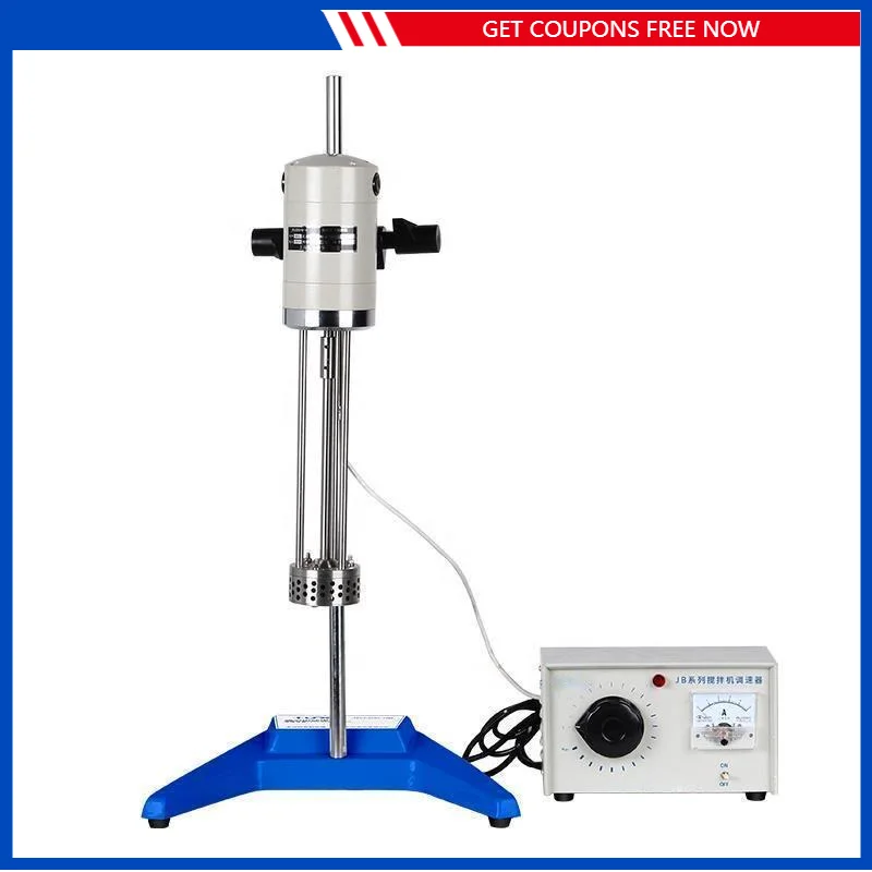 40L Lab High Shear Blender Cosmetic Homogenizer Emulsion Mixer Rotor Stator Emulsifying Machine for Cosmetic Cream JRJ300-D-1