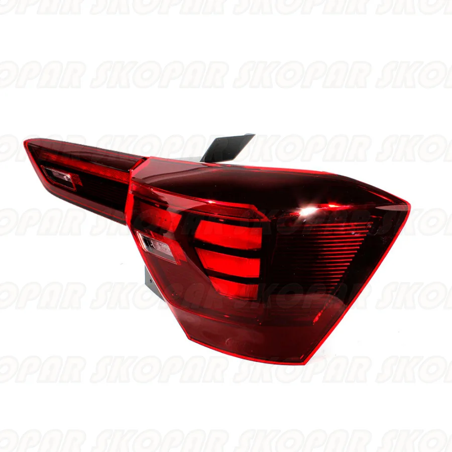 LED Tail Light For VW Polo Hatchback 2023 2024 4 Pcs Rear Lamp Brake light Turn Signal Car accessories 6