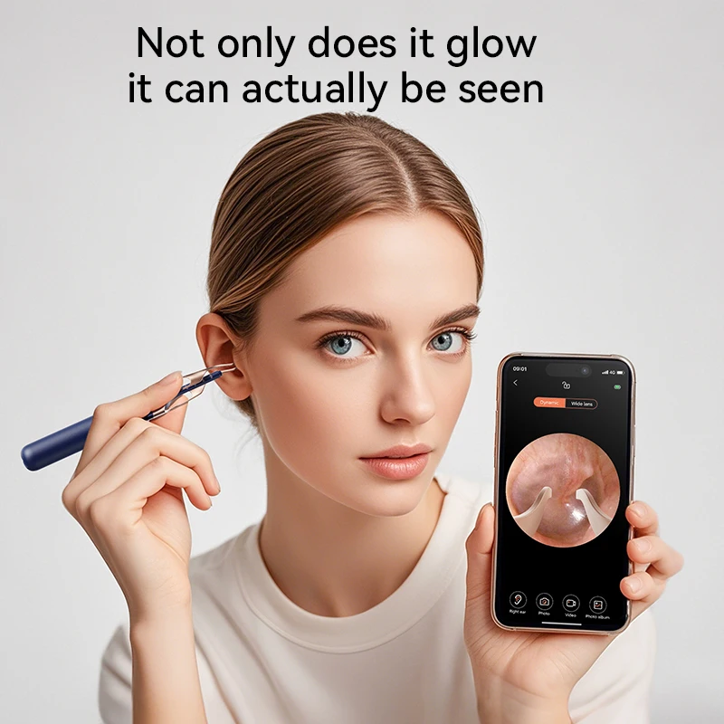 Visual Ear Nose Cleaning kit Pain-Free Ear Tweezer Earpick safe stubborn dirt Ear Wax Cleaner Camera 800W HD Endoscope Wi-Fi APP