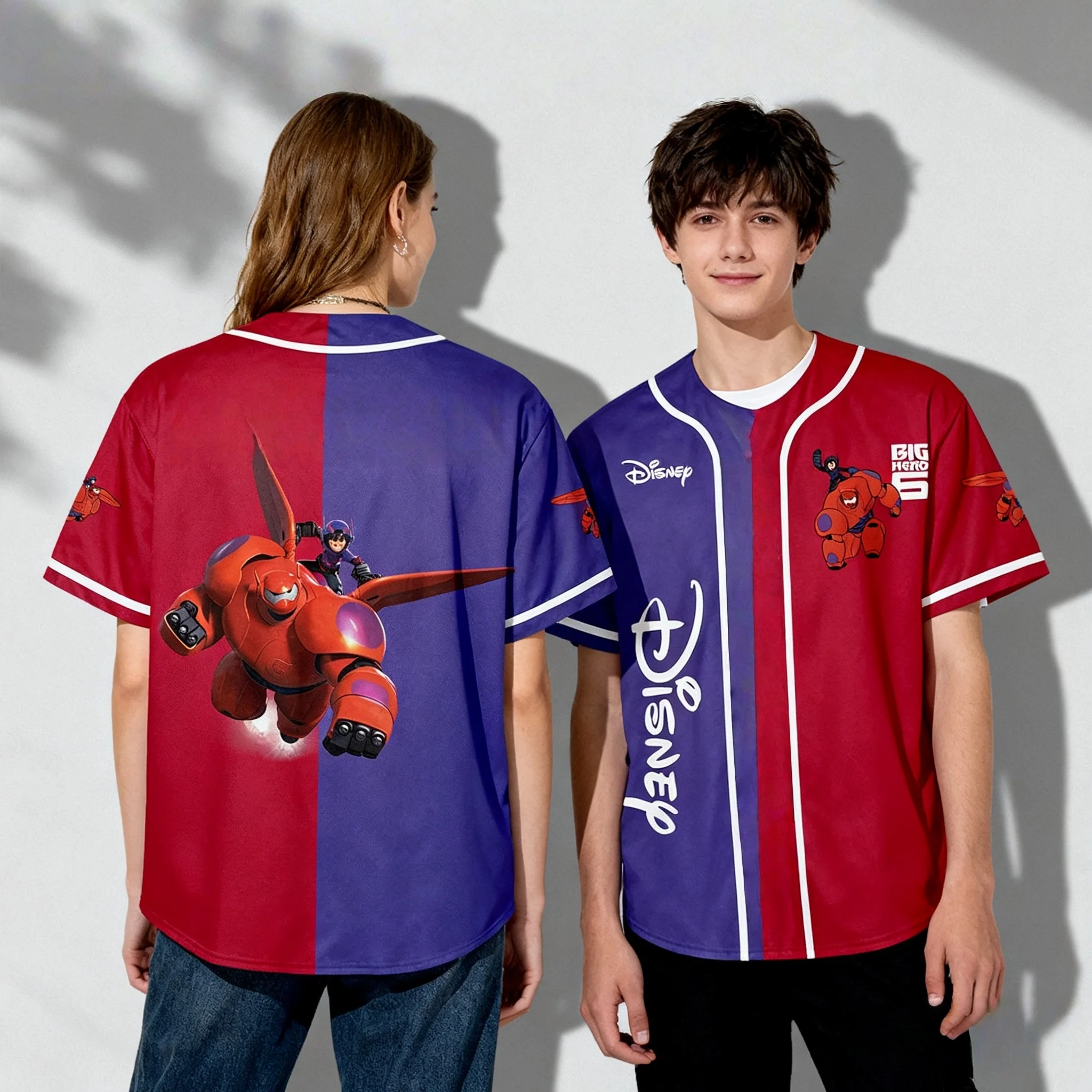 

Оригинальная летняя бейсбольная куртка в стиле фильмов «Холодное сердце» и «Красавица и чудовище» от Disney, оверсайз, детская футболка для родителей и детей