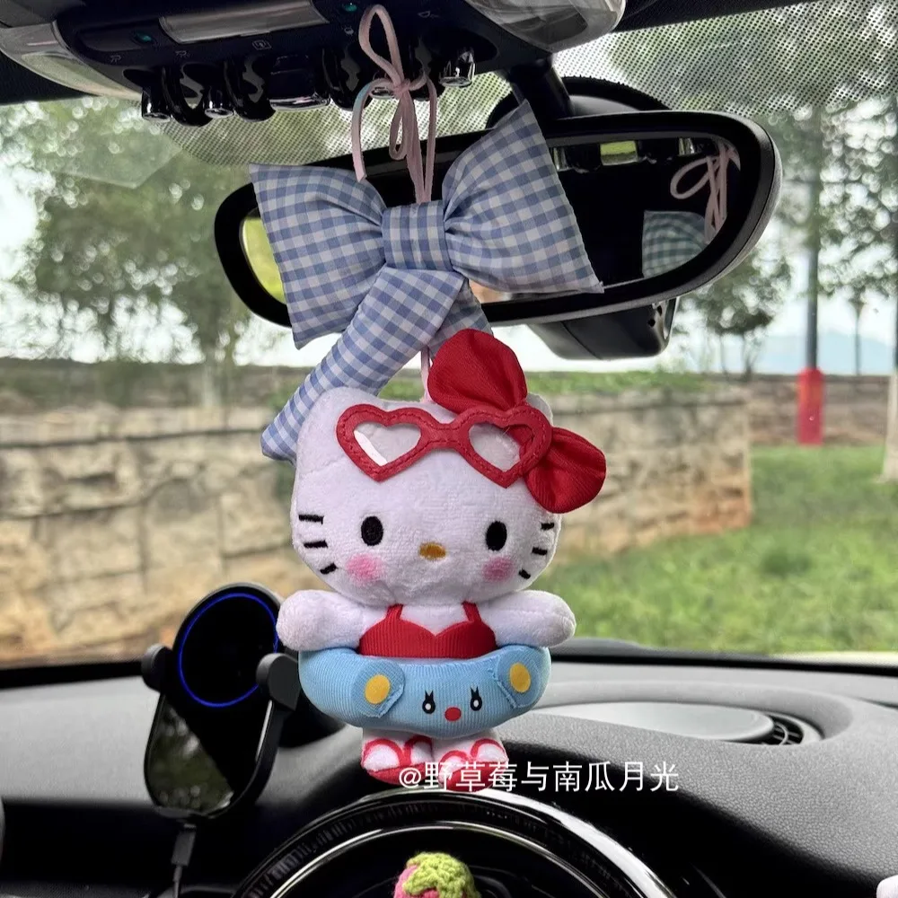 

Bikini Hello Kitty Car Pendant Cute Interior Decoration Rear View Mirror Car Pendant Female