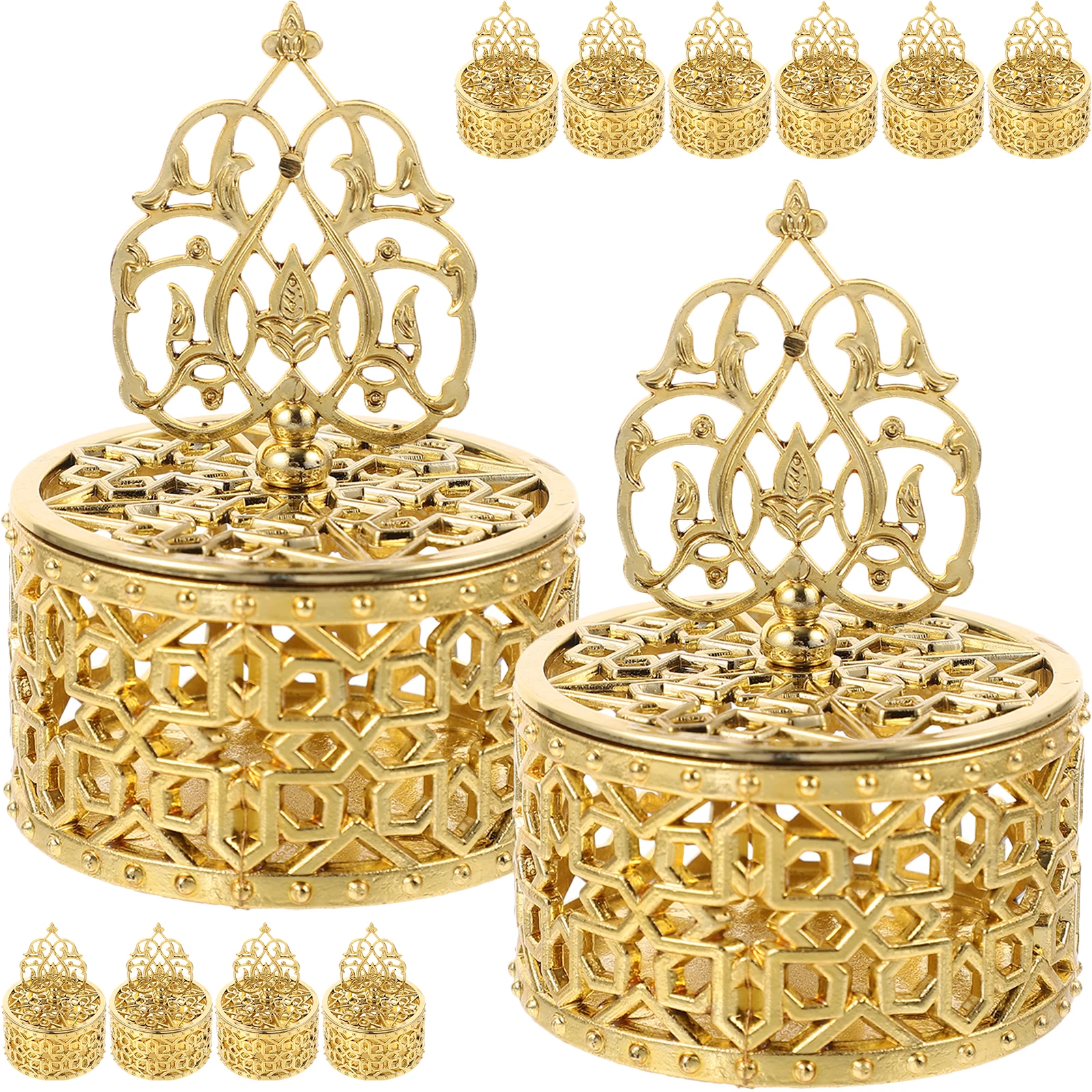 

Chic Snacks Packing Boxes 12pcs Plastic Candy Gift Containers for Bridal Shower Birthday Chocolate Cookie Favors Jewelry Display