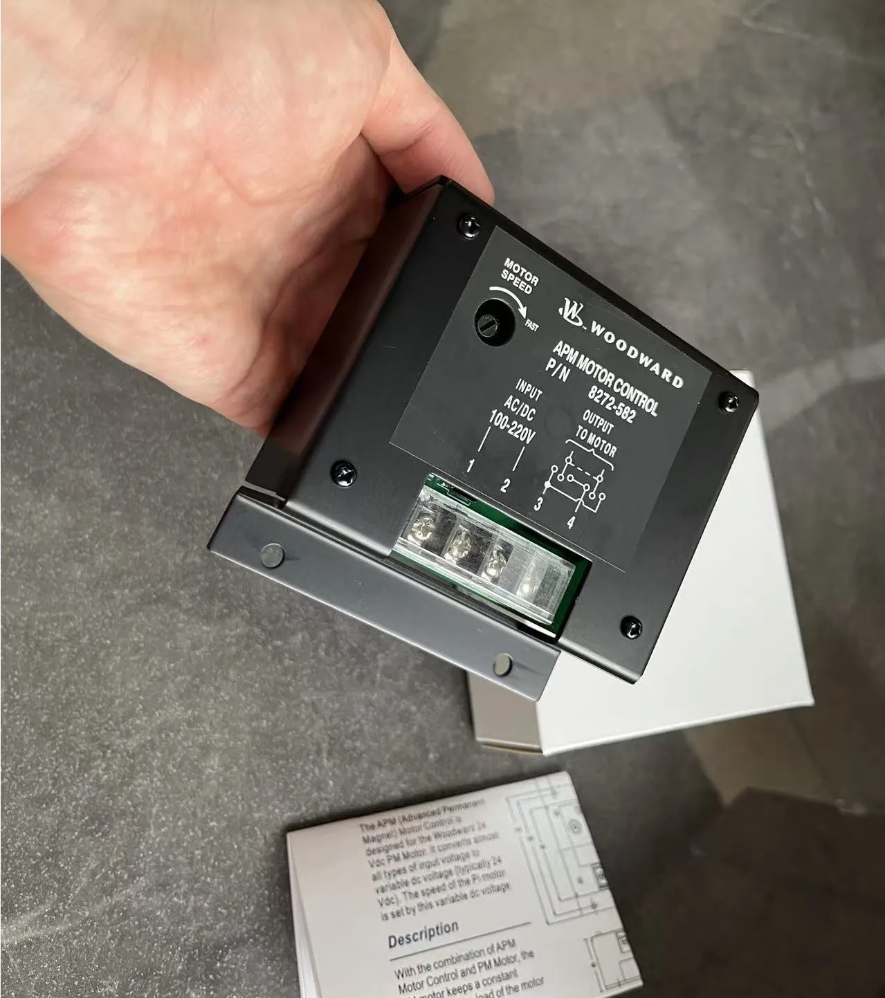 8272 582 APM Speed Control Module Authentic Brand New 8272-582 High Quality Speed Governor