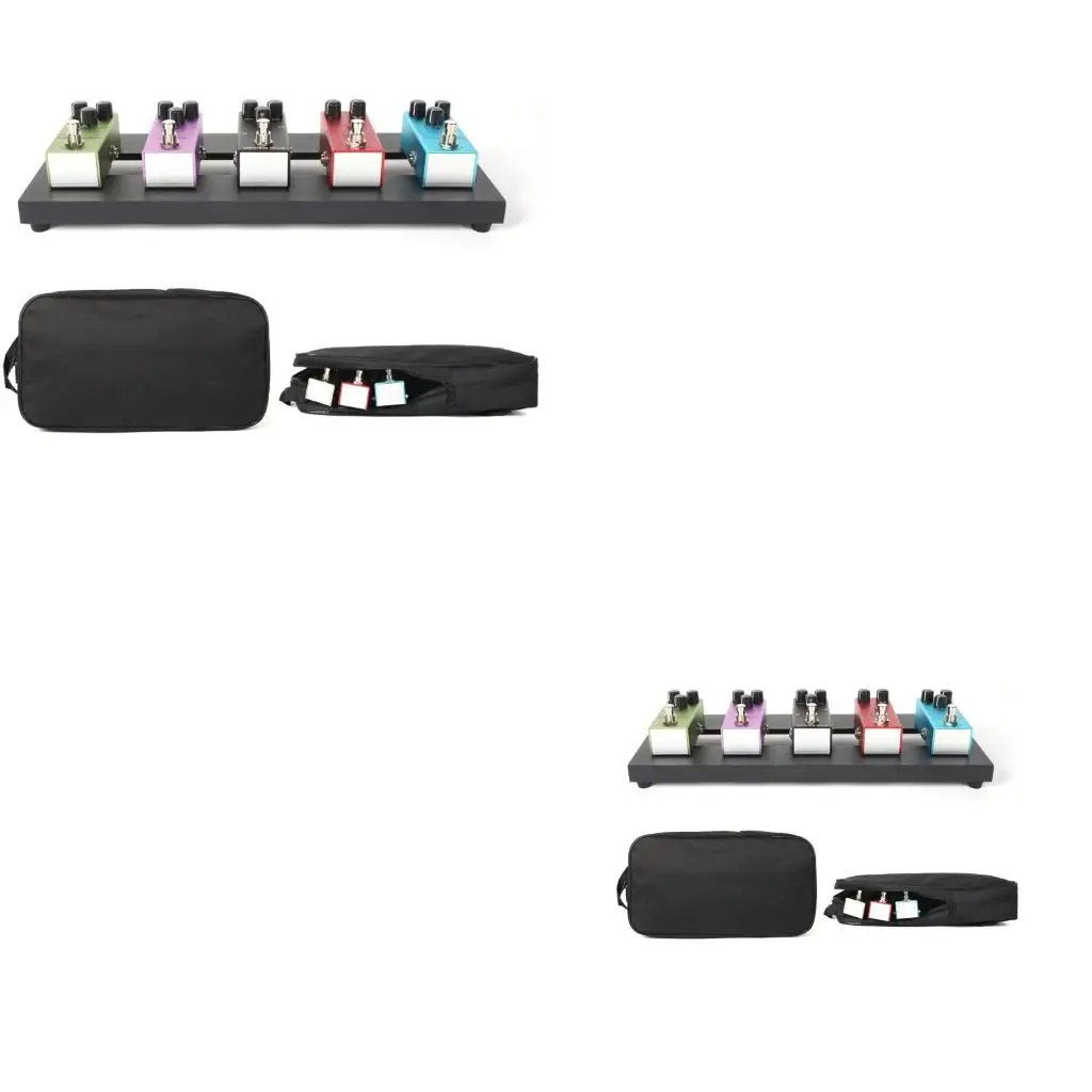 Aluminum Alloy Effect Pedal Plate with Carrying Bag Guitar Effect Pedalboard Large Guitar Pedal Board Easy to Carry
