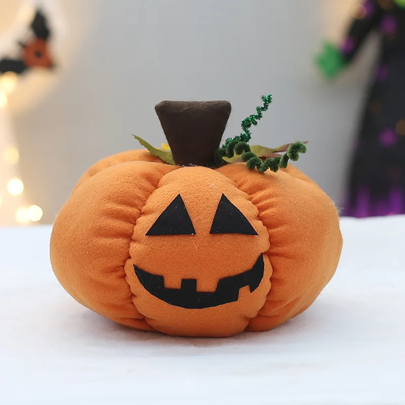 Citrouille en peluche de dessin animé pour enfants, décoration d'Halloween, décoration de la maison, décoration de jardin, jouet de beurre, cadeau de vacances