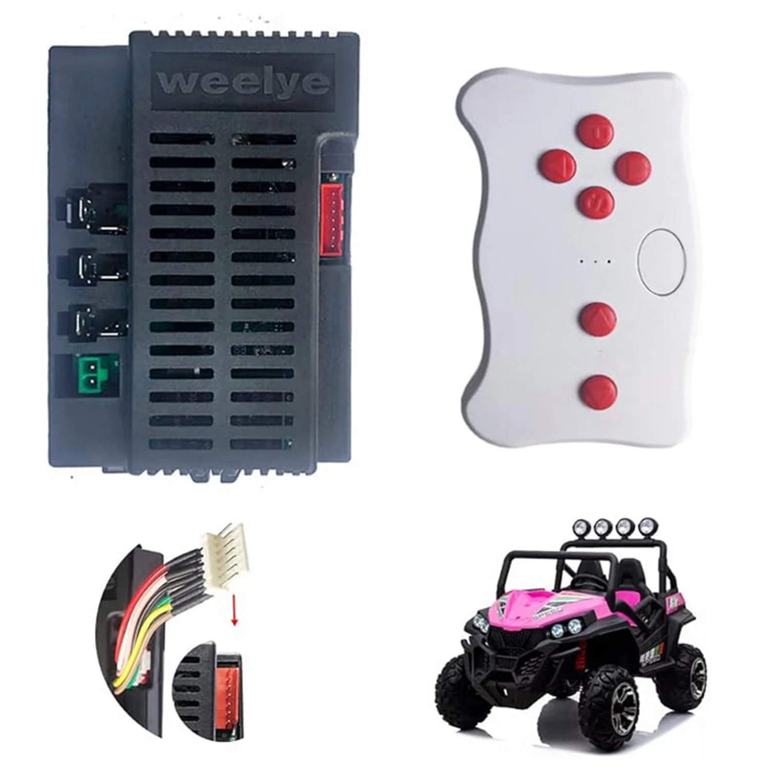 WEELYE 24V RX74 RX30 RX98 high-power children's electric vehicle motherboard receiver controller PCB 2.4G