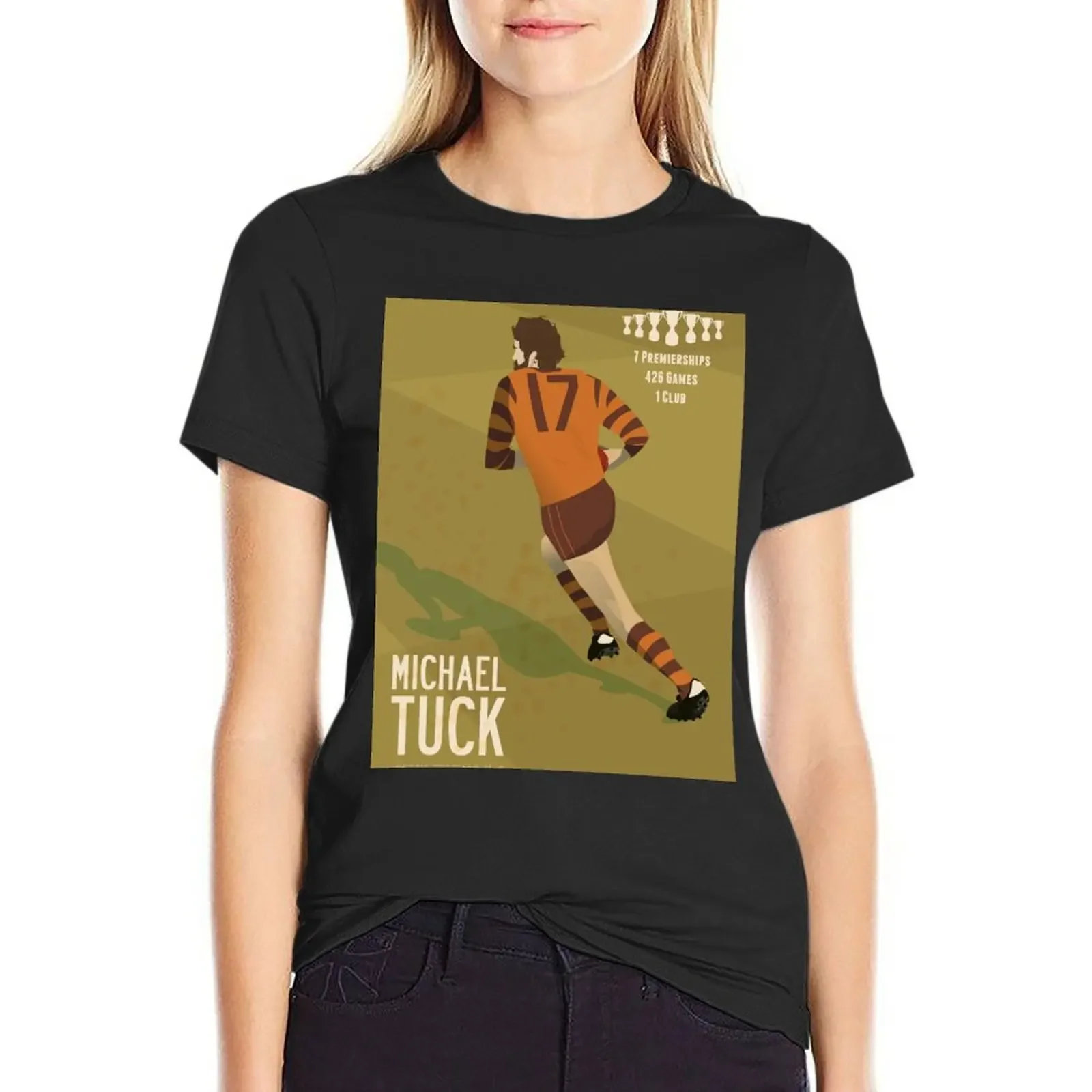 

Michael Tuck, Hawthorn T-Shirt kawaii clothes summer tops animal prinfor sublime Womens graphic t shirts