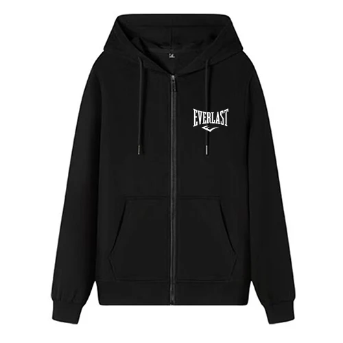 

Men's Autumn and Winter Thickened Couple Hooded Zipper Hoodie Embroidered New Jacket Warm Jacket Women's Cardigan Jacket