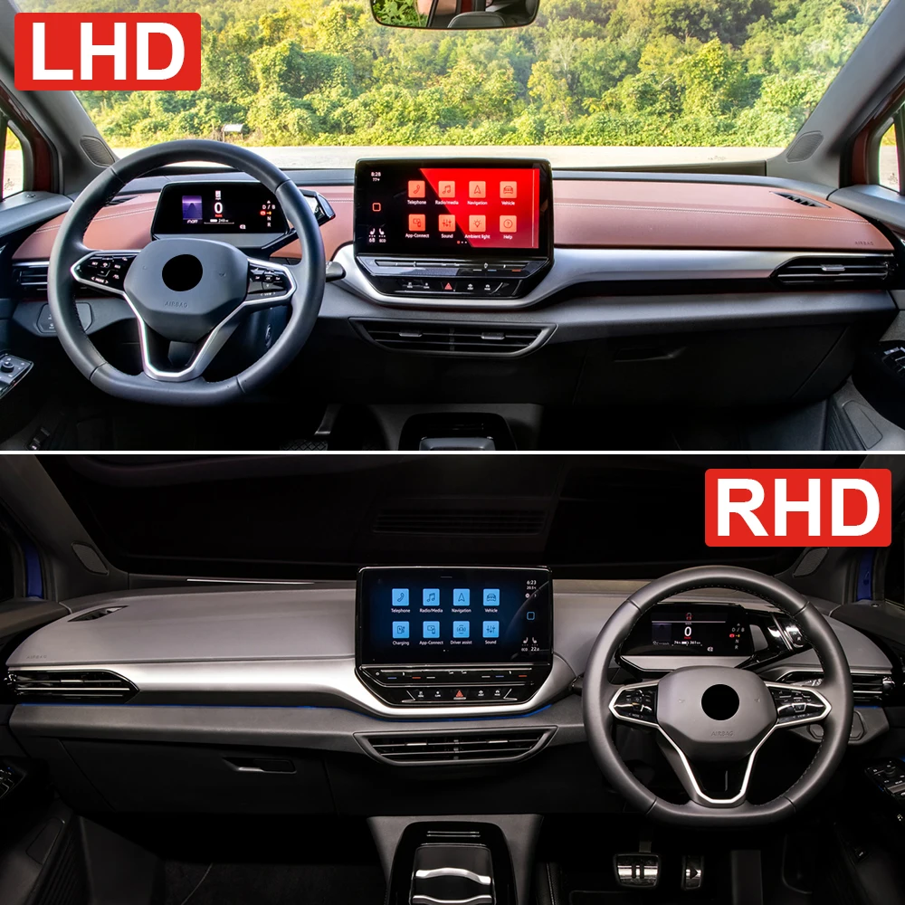 ل Volkswagen VW ID.4 ID4 2020 2021 2022 2023 2024 2025 لوحة سيارة الشمس الظل غطاء أداة مكتب سجادة ضد الإنزلاق الملحقات #3