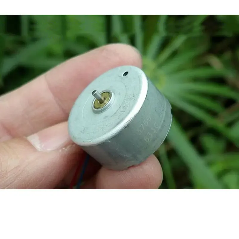 ]Micro Mini 300 DC Motor DC 6V-9V 7.2V 9V 6500RPM Small Tiny Electric Type  Car Boat Ship Model Solar Panel Experiment