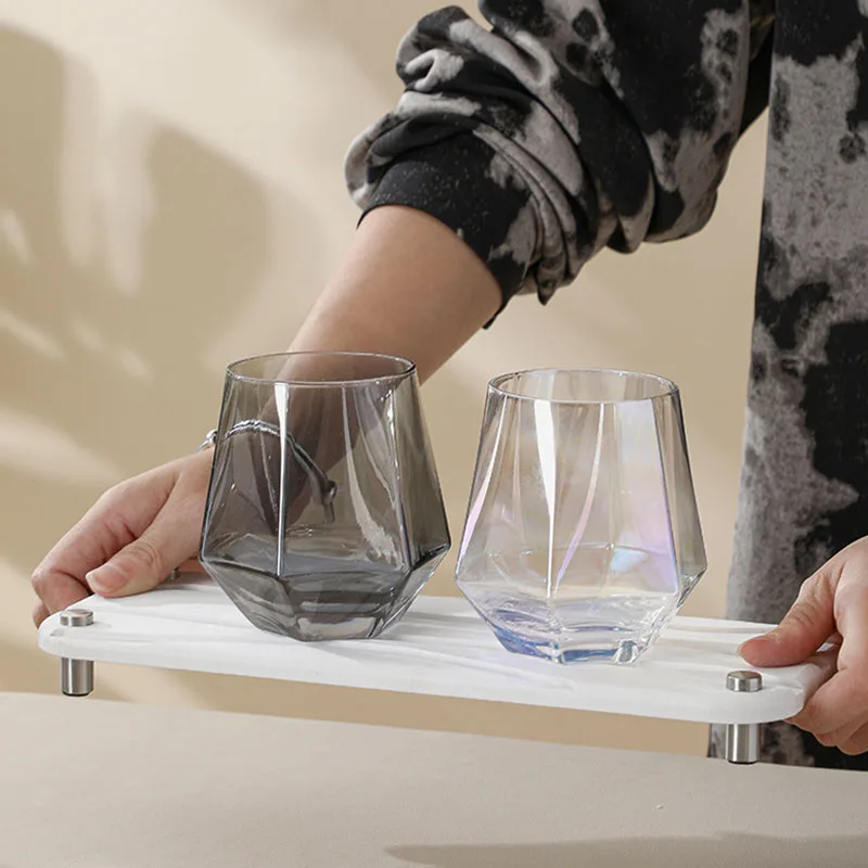 Diatom Mud Coasters, Anti-slip Water-Absorbing Pad, Simple Solid Color Quick-drying Diatomite, Cup Holders Jewelry Display Rack