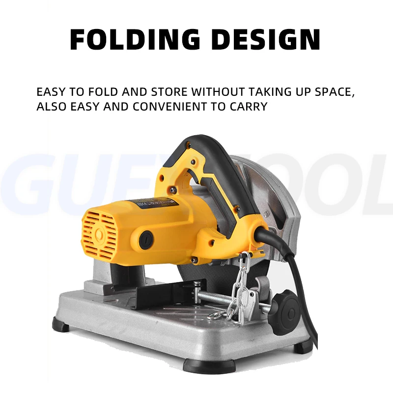Profile Cutting Machine chopping saw 1200W Cut Off Saw aluminum steel wood Metal Cutting Machine Blade Diameter 185MM