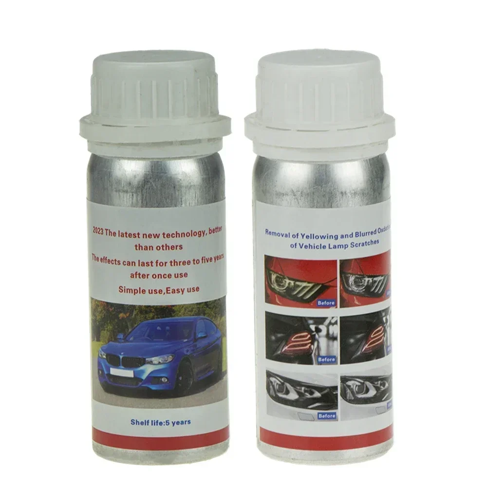 

100ML Car Headlight Repair Coating Solution Repair Kit Oxidation Rearview Coating Headlight Polishing Anti-scratch Liquid