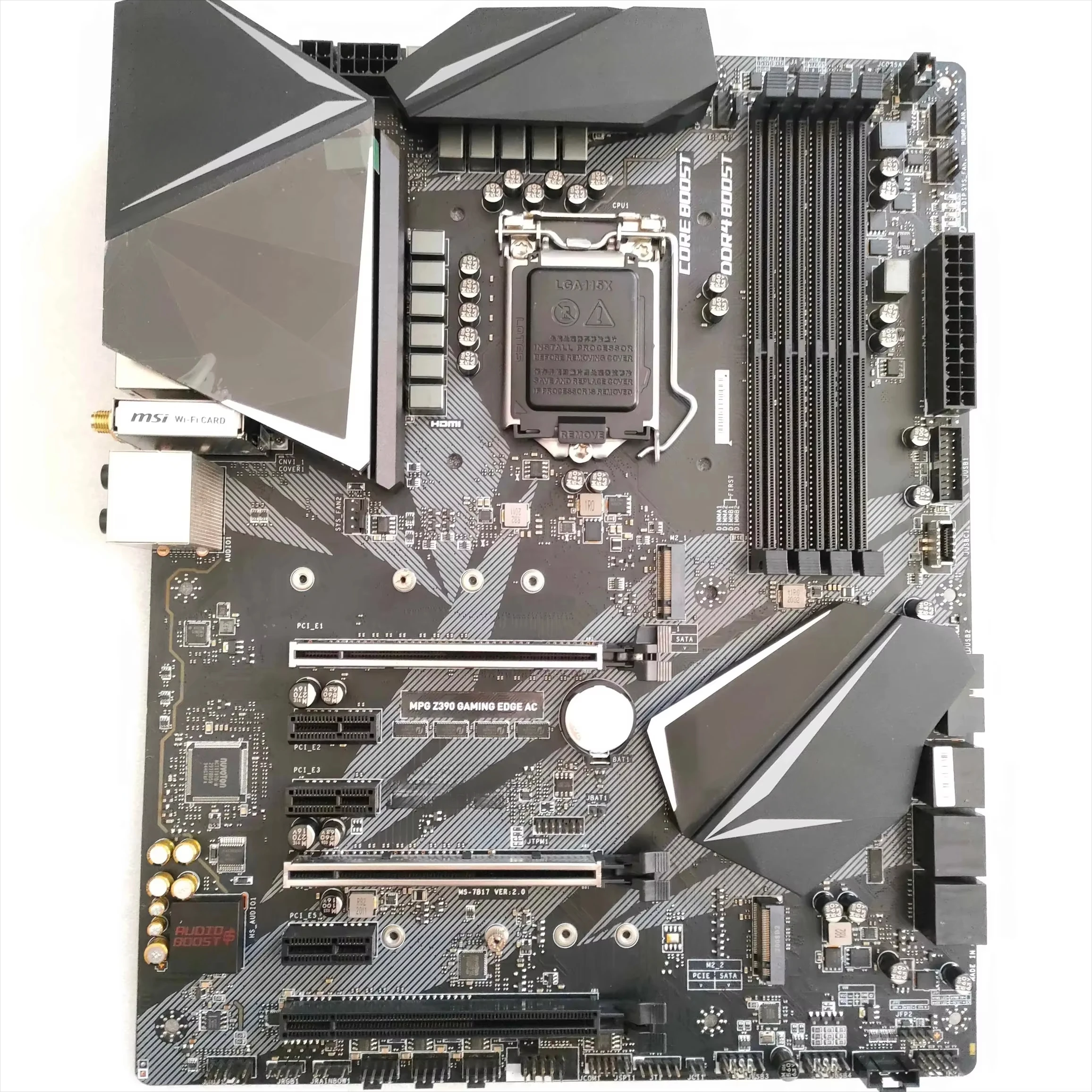 

Новый оригинальный настольный компьютер MPG Z390 GAMING EDGE AC ddr4 wifi