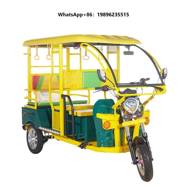 New Product Wholesale Electric Rickshaw Type  Taxi 3 Wheel Rickshaw Adult Passenger Tricycle for Sale