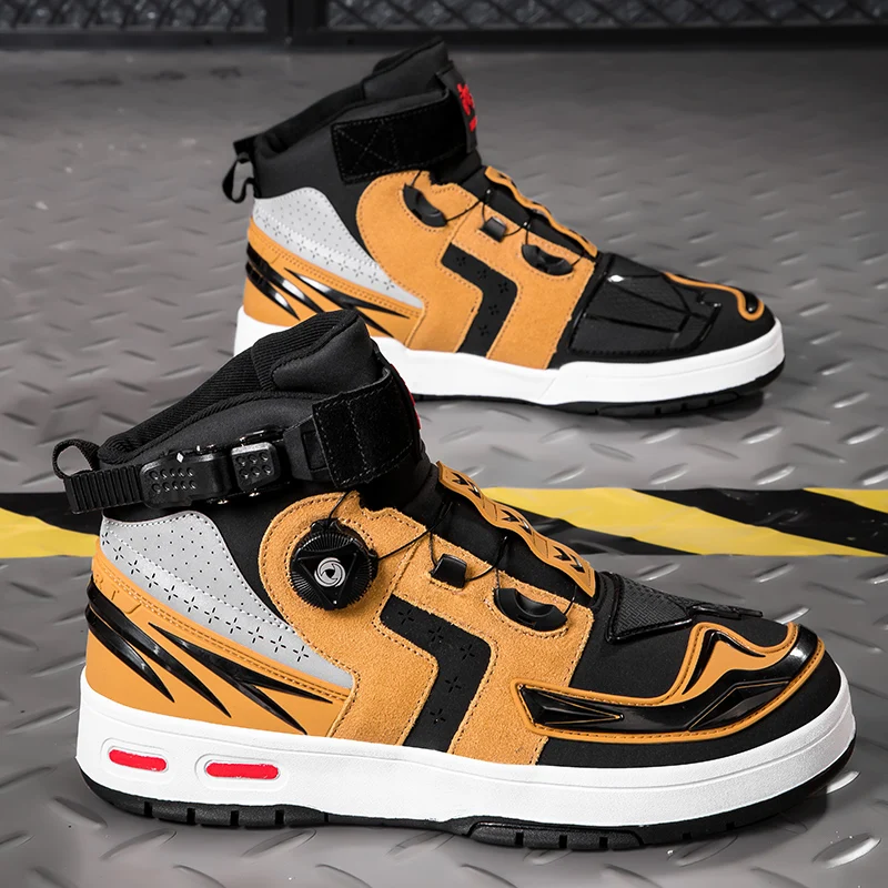 

Мотоциклетные защитные ботинки, четырехсезонная унисекс с высоким берцем, противоскользящая, износостойкая, дышащая, удобная обувь для езды по бездорожью