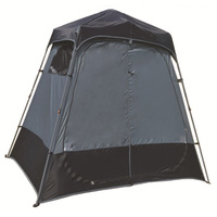 Portable Outdoor Camping Automatic Pole Double Room Shower Tent Waterproof Change Bathroom Sun Shelter Open Up Tent