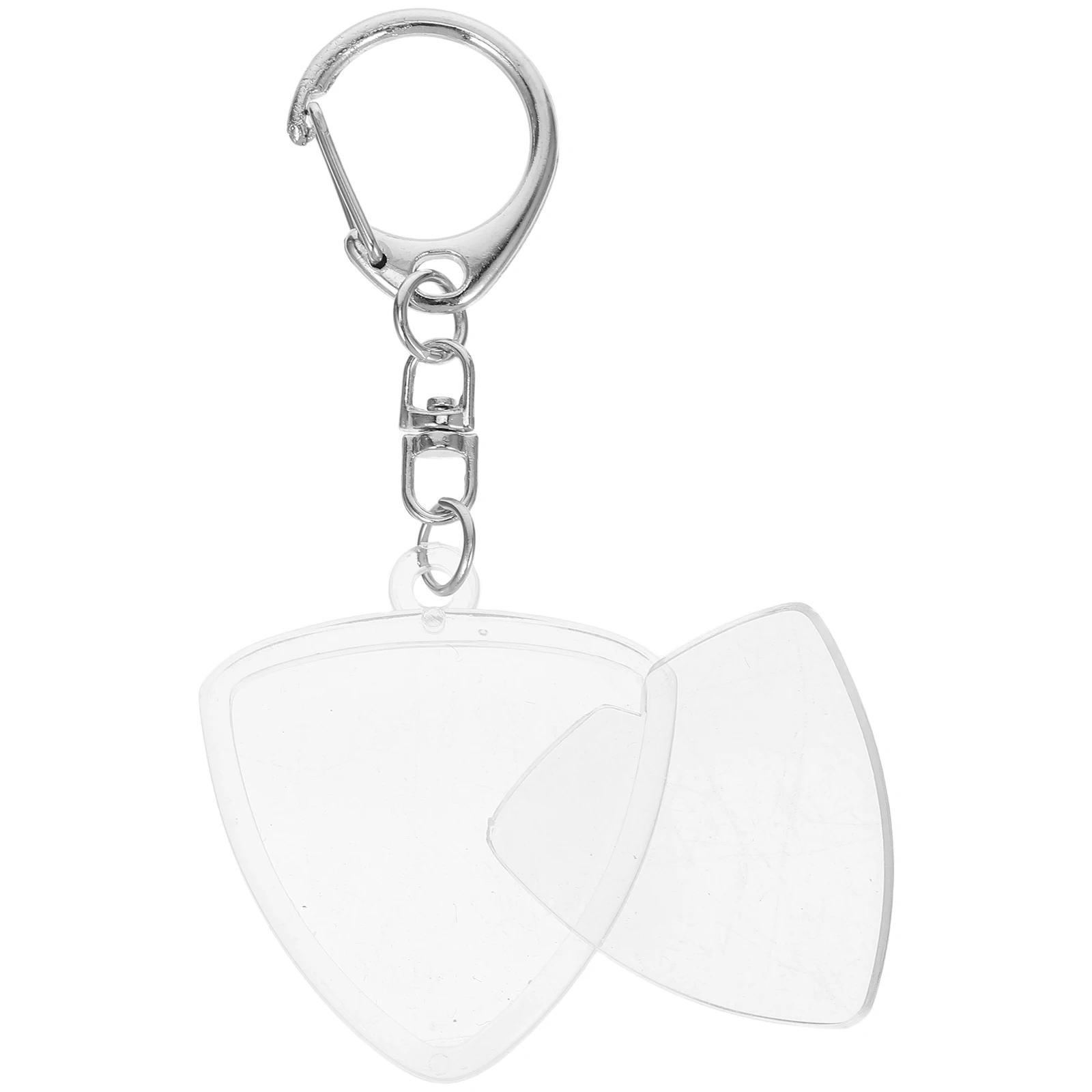 

Guitar Pick Storage Box Keyring Holder Electric Picks Case Keychain Holders Plectrum