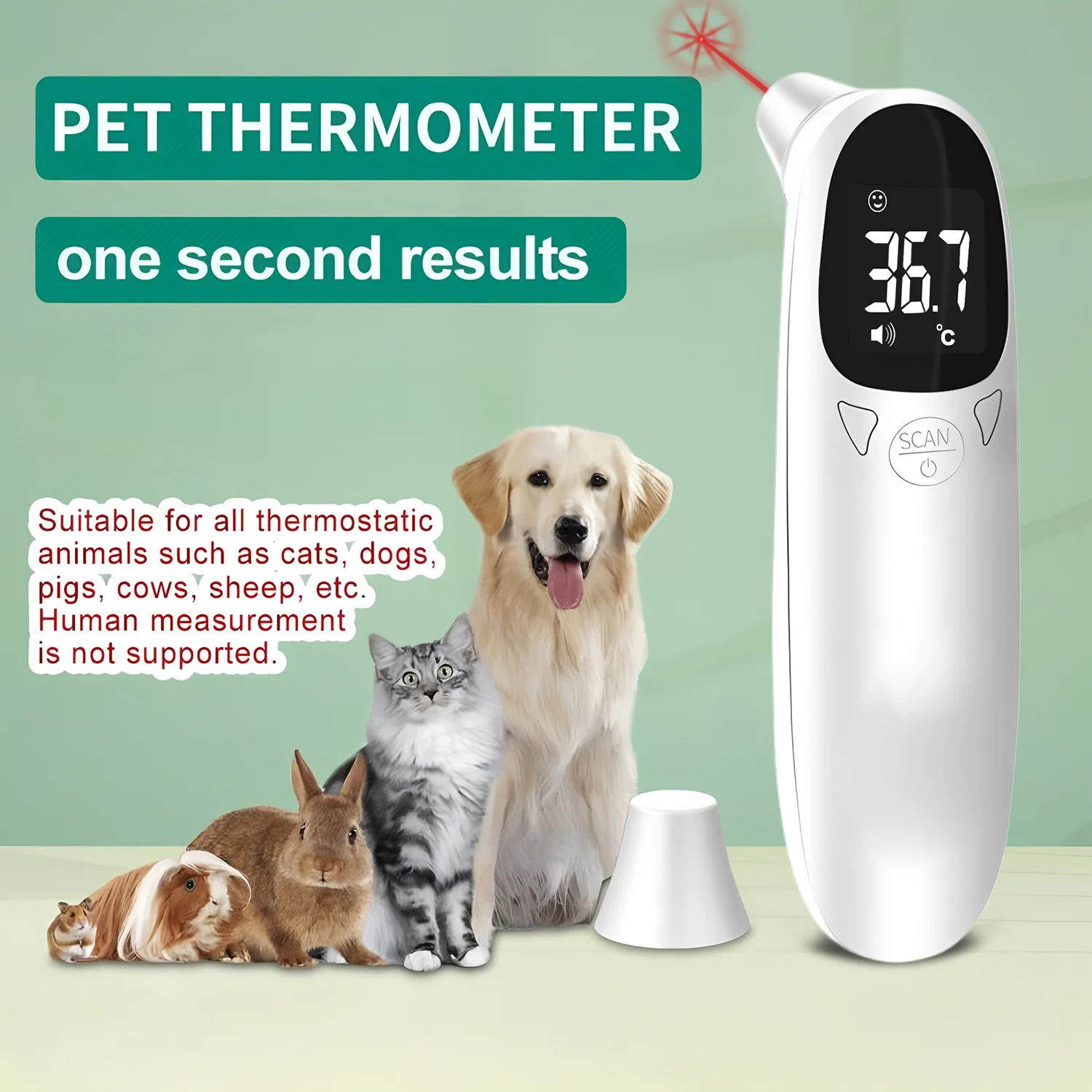 Forehead Digital Thermometer Non-Contact Infrared Medical Thermometer Body Temperature Fever for Baby Adults Forehead Thermomete