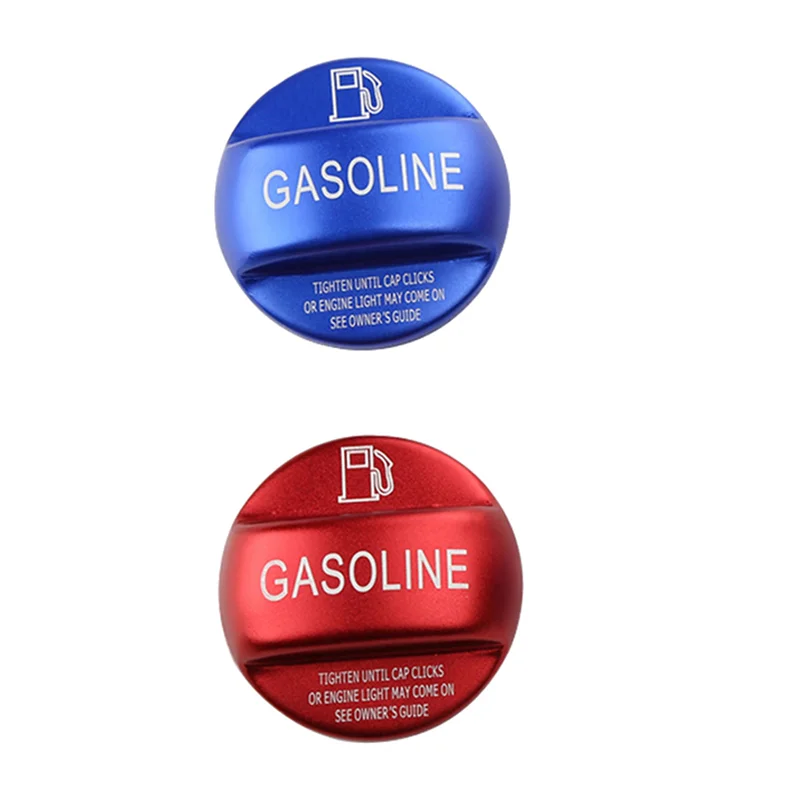 AEA6-Aluminum Gasoline Fuel Tank Caps Trim For VW Golf 7 7.5 Golf 8 MK7 MK8 2015-2023 Gasoline Decoration Oil Filler Cover