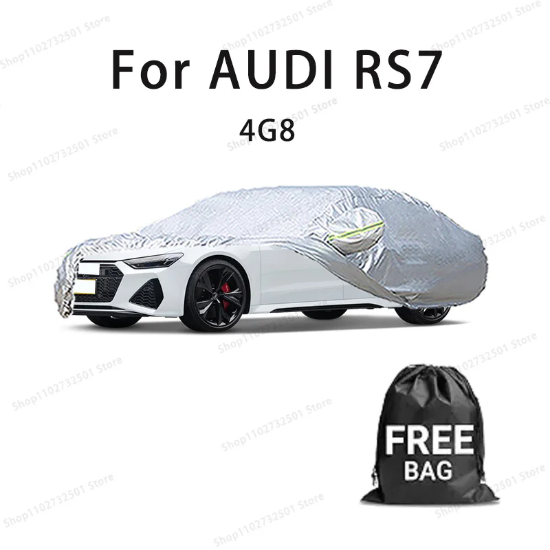 

For AUDI RS7 4G8 Car Cover Full Covers with Reflective Strip Dustproof UV Scratch-Resistant Sunscreen Protective cover