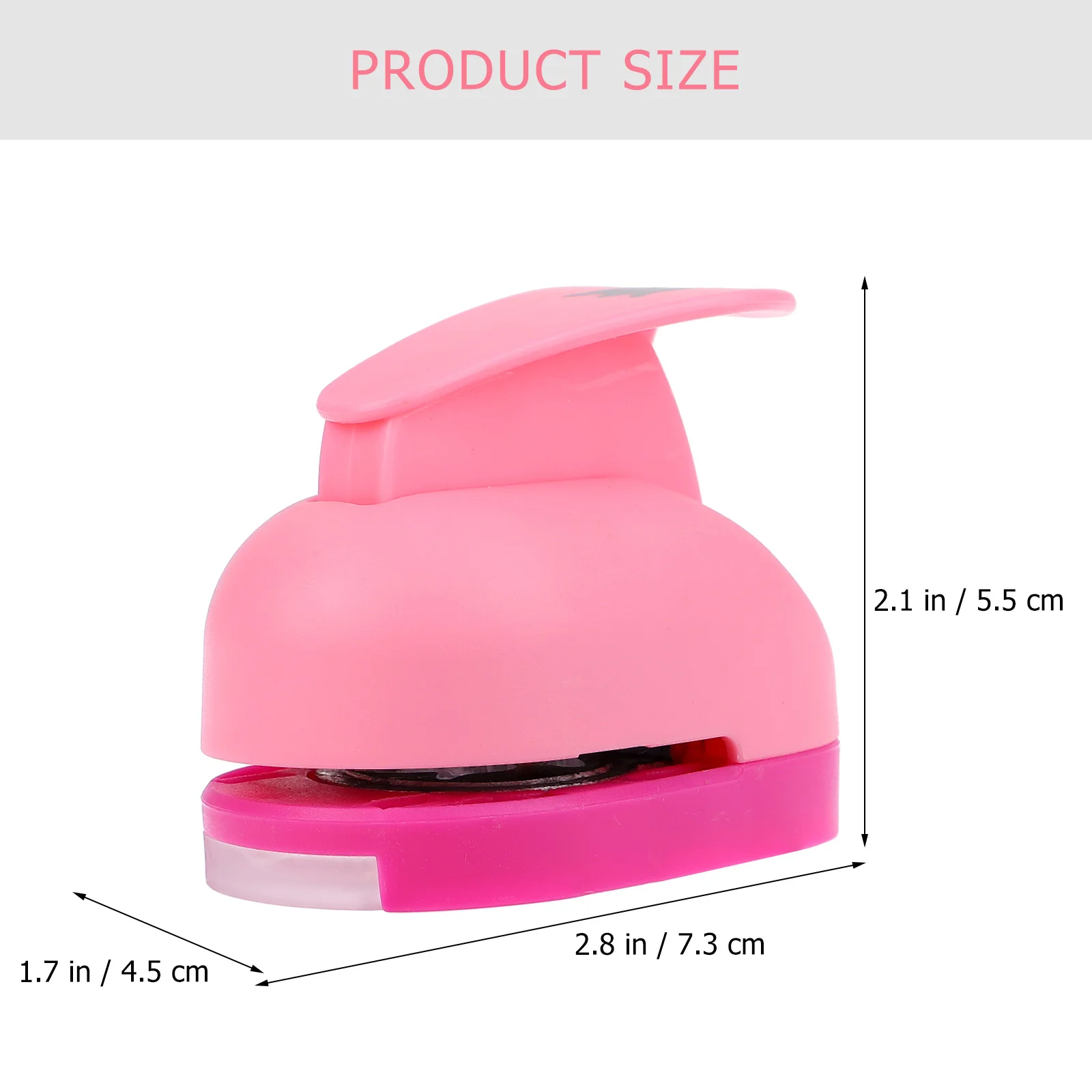 

2Pcs Large Rose Flower DIY Paper Punch Craft Press Flower Maker Scrapbooking Tool