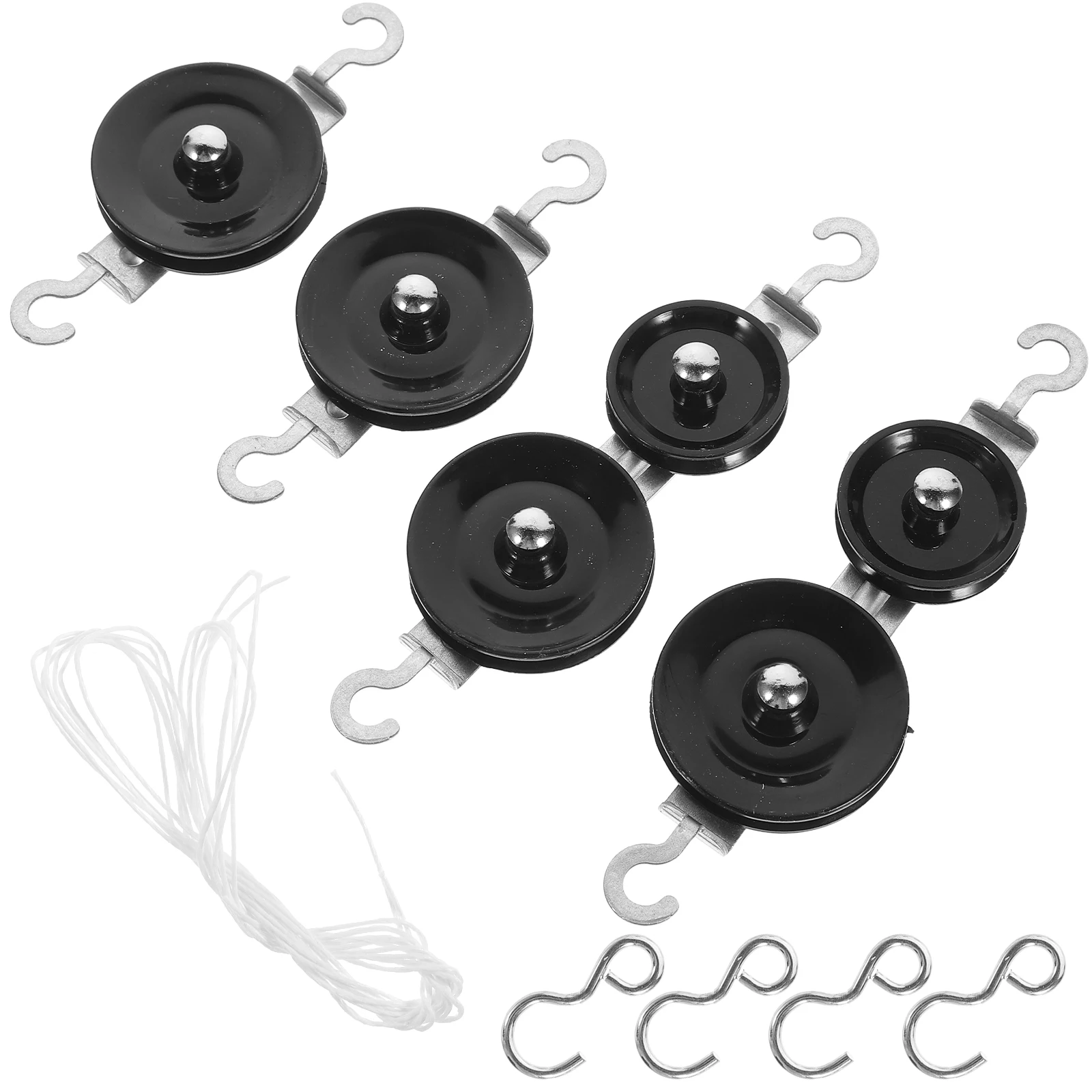 1Set Metal Physics Experiments Pulley Set Double Single Pulleys Mechanic Teaching Equipment School Laboratory Educational