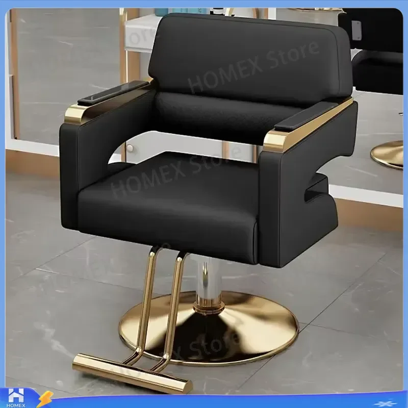 Luxury Portable Barber Chair for Women Beauty Salon Hairdressing Makeup Lash Extension Styling Furniture Professional Design