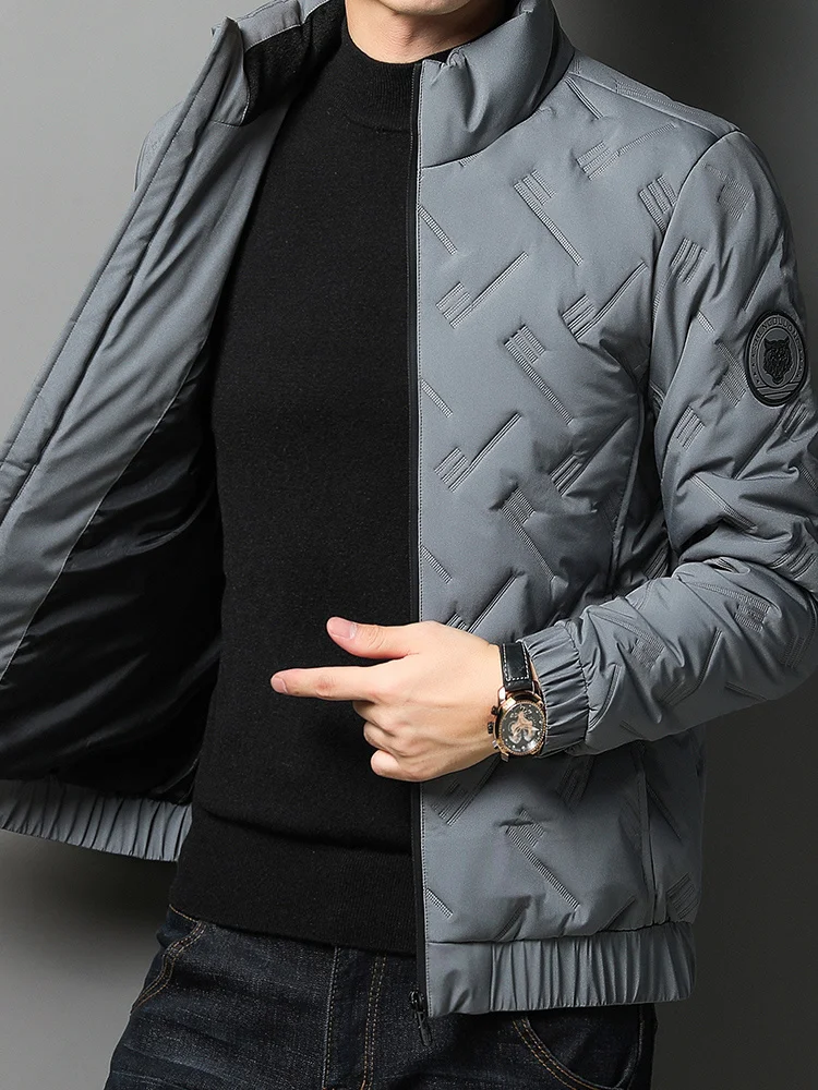 Chaquetas acolchadas de algodón para hombre, Parkas cálidas informales a la moda, ropa de plumón, chaqueta de invierno, 6XL, Lq