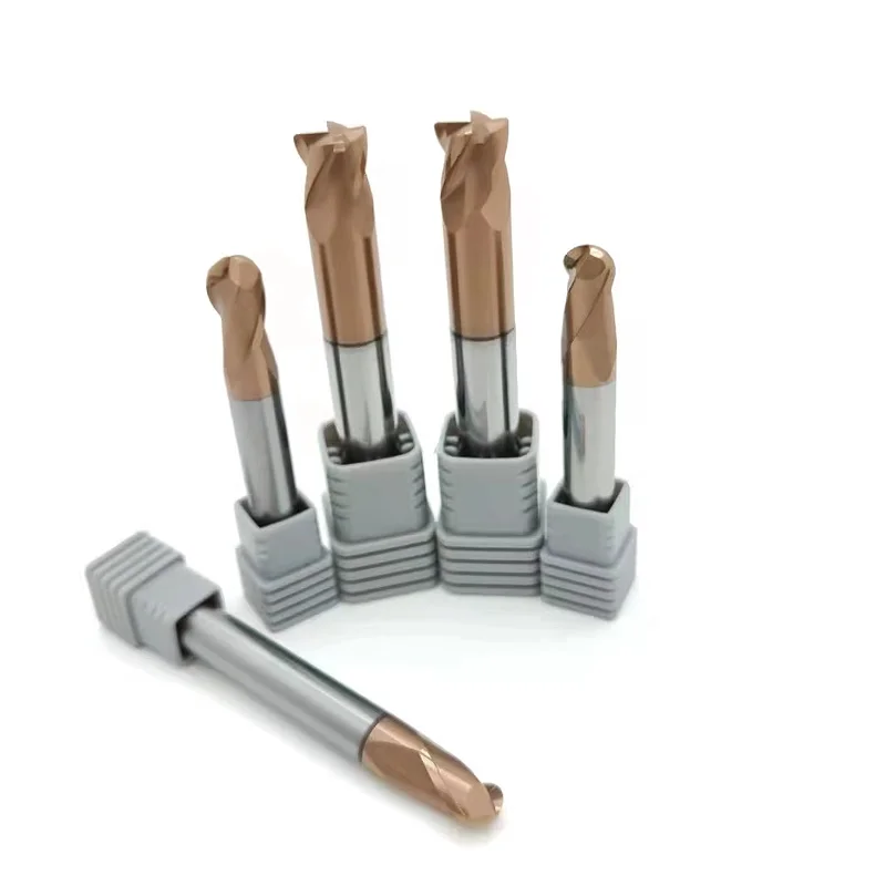 Fresa de topo de carboneto hrc70, tipo estendido, 4 flautas, fresas planas, revestimento de liga, ferramenta de corte de aço de tungstênio, fresas de usinagem cnc